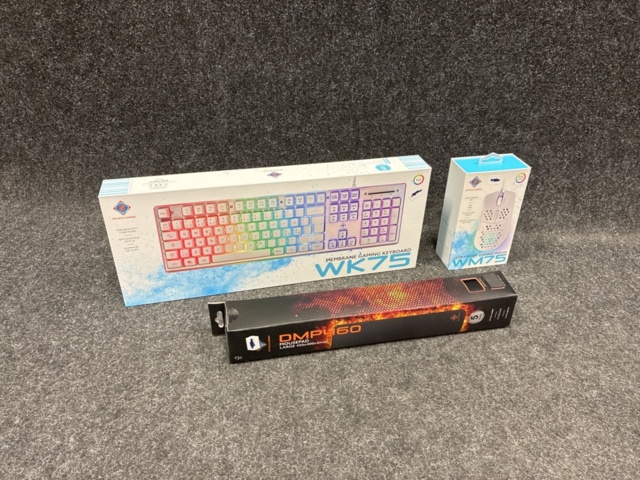 1478126-1 Gaming keyboard, gaming mouse & mouse pad, Deltaco