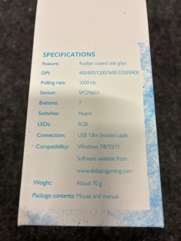 1478126-3 Gaming keyboard, gaming mouse & mouse pad, Deltaco