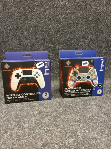 1478130-5 Handkontroller för PS4 & universalställ för handkontroller & headset, Deltaco