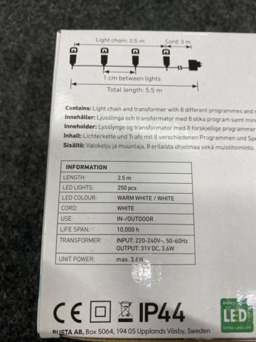 1478179-13 Adventsstjärnor, julbelysning & ljusslingor