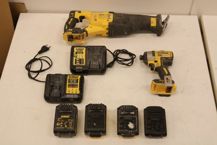 1416771-2 DeWalt paket med 2 maskiner
