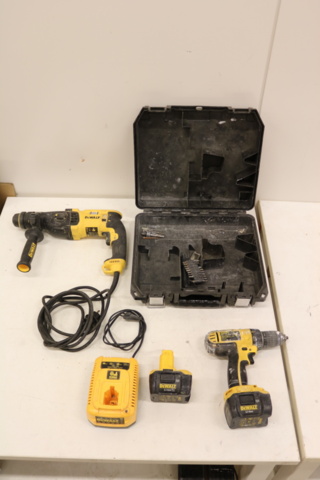 1416772-2 DeWalt paket med 2 maskiner