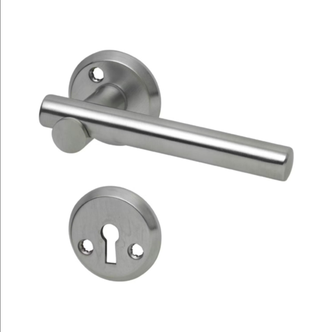 1478552-1 Innerdörrhandtag, 8 st – Hvid Interior, krom