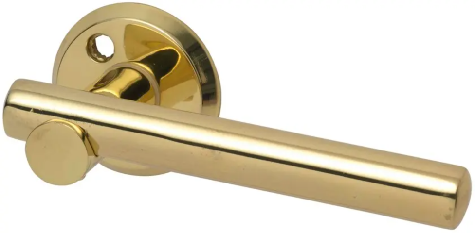 1463591-1 Interior door handles, 4 pcs – Hvid, Idun, brass
