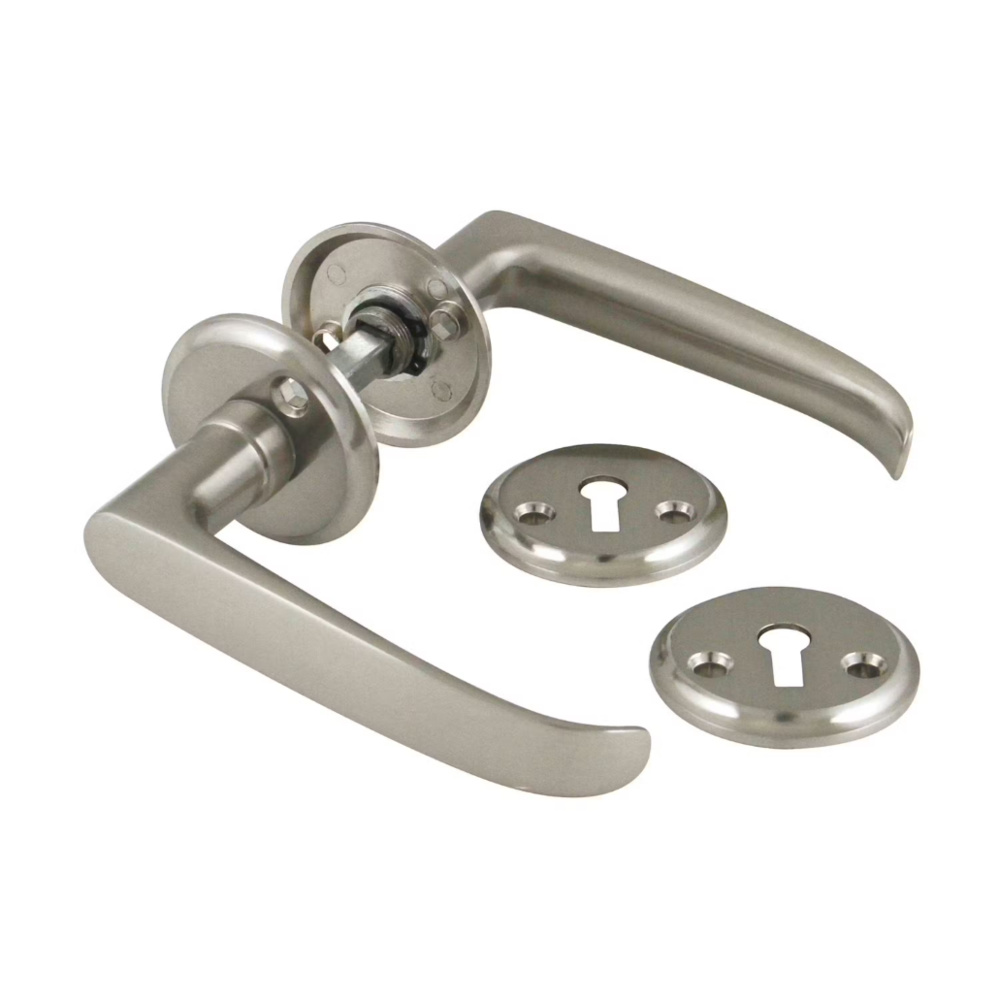 1478728-1 Interior door handles, 12 pcs – Millers, brushed finish