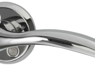 1478775 Innerdörrhandtag, 8 st– Hvid, krom