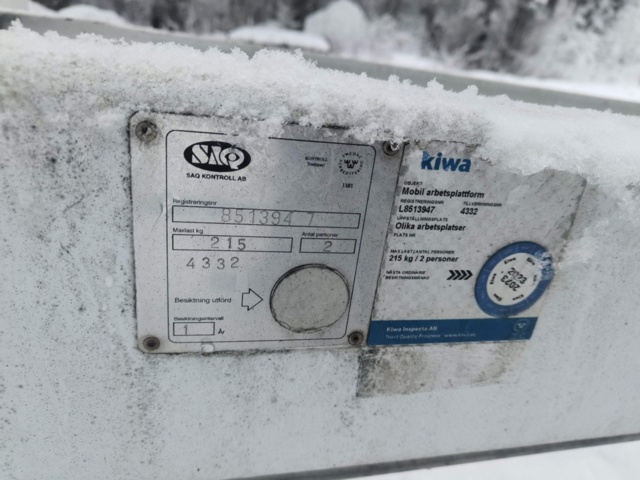 1401284-38 Skylift Dino 180T -1999 Reparationsobjekt