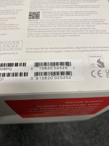 1472492-3 Meta Quest 3S 128GB