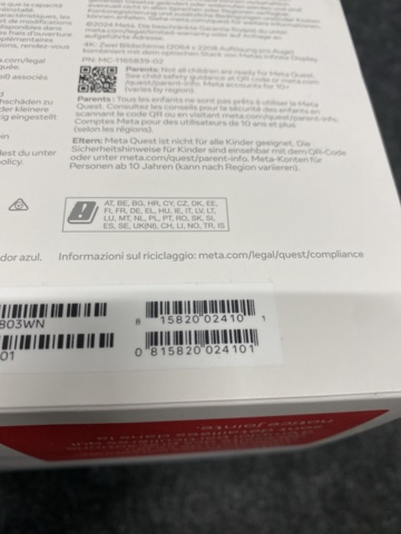 1472512-3 Meta Quest 3 512gb