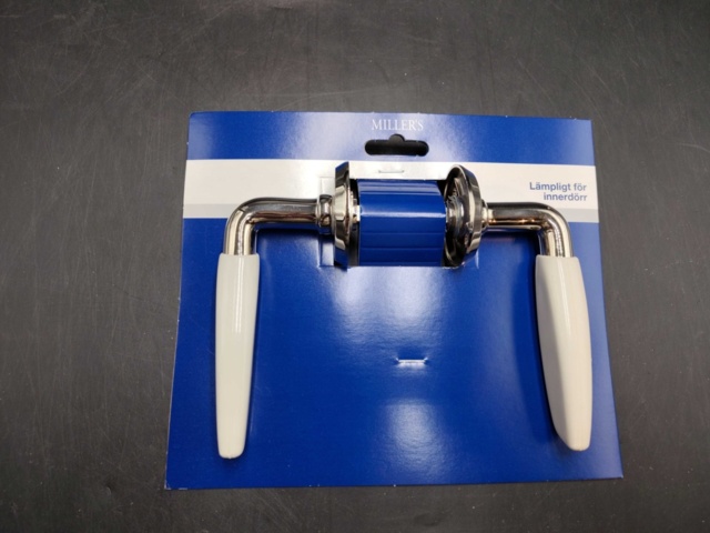 1463627-1 Interior door handles, 8 pcs - Millers, nickel-plated brass