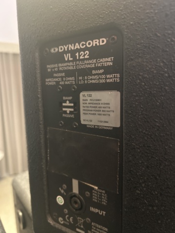 1470204-10 Professionella PA-högtalare Dynacord Sub 2.18