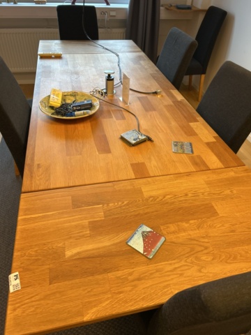 1454874-3 Conference table with 8 chairs