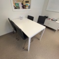 1424076-3 Office room with furniture - electric desk, meeting table, chairs, storage