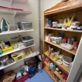 1424078-2 Storage of craft materials - paint, tools and accessories
