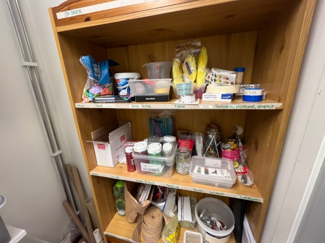 1424078-6 Storage of craft materials - paint, tools and accessories