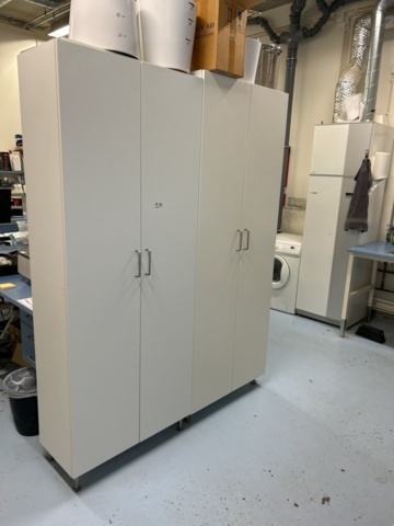 1454892-2 Lab cabinet 2 pcs in wood