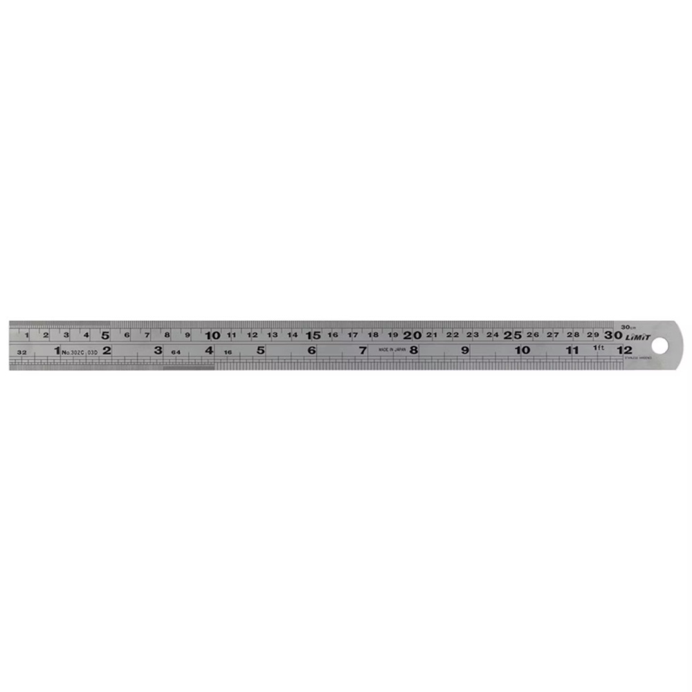 1463634-1 Steel scale, 25 pcs - Limit, stainless steel 150 mm