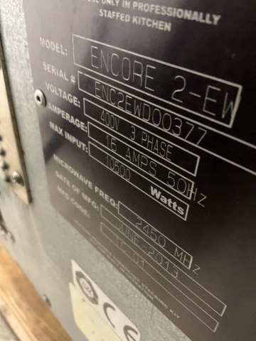 1472971-8 Instant oven - TurboChef Encore 2-EW