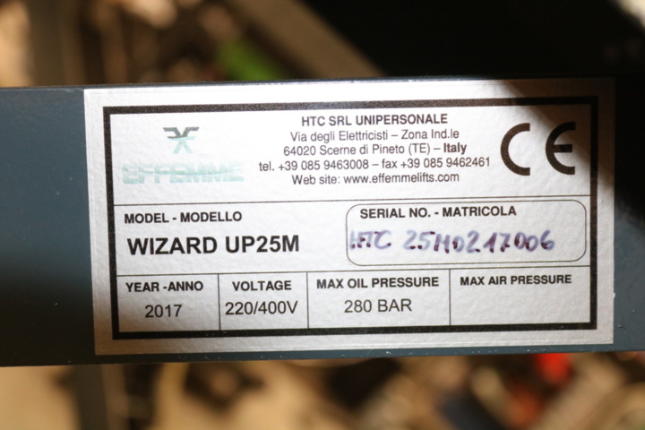 1416779-10 Billyft/Saxlyft Wizard up 25 M. Max 90 cm höjd