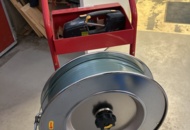 1454909 Packing trolley with belt roller