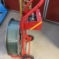 1454909-2 Packing trolley with belt roller