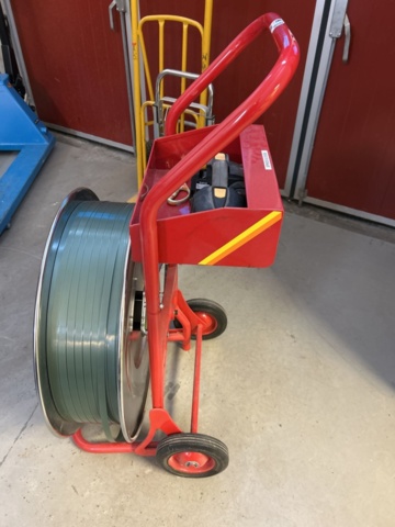 1454909-2 Packing trolley with belt roller