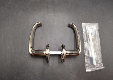 Interior door handles, 8 pcs - Millers, nickel-plated brass