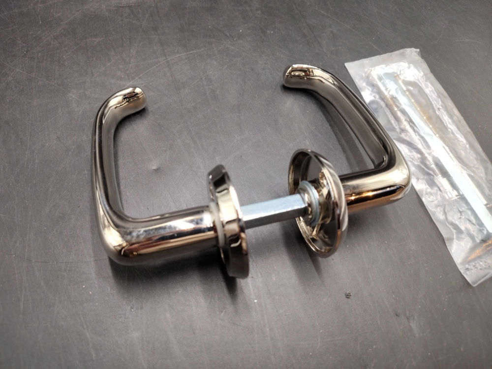 1479885-2 Interior door handles, 8 pcs - Millers, nickel-plated brass