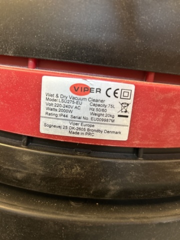 1454915-5 Våt- och torrdammsugare - Viper LSU275-EU