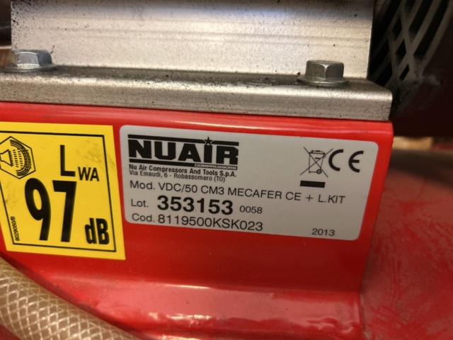 1454916-6 Compressor 3 hp - Nuair VDC/50 CM3