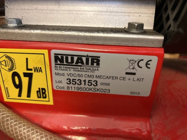 1454916-7 Compressor 3 hp - Nuair VDC/50 CM3