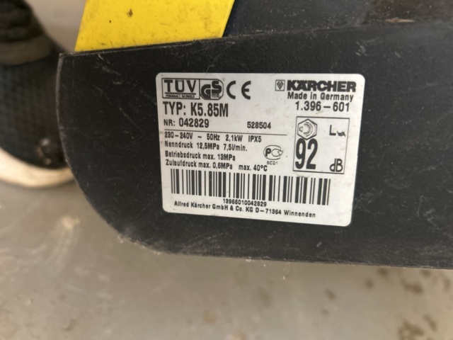 1454917-7 High-pressure cleaner - Kärcher K 5.85 M