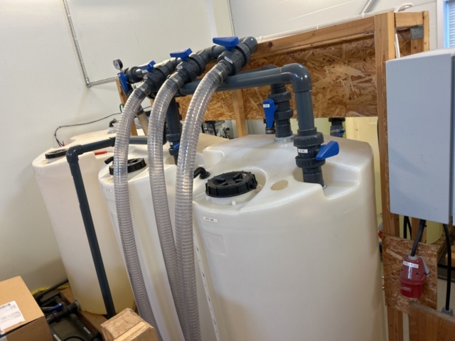 1454920-17 Deionization plant with 6 tanks - Water Tech / Eurowater