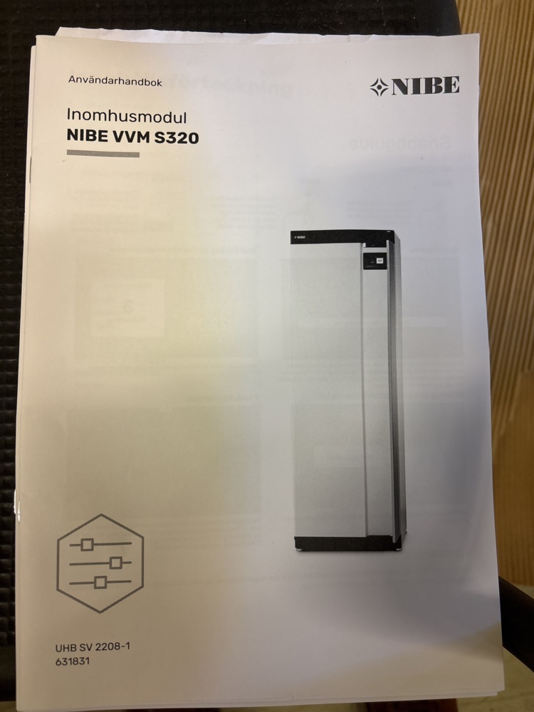 1443800-2 Unit NIBE VVM S320 air/water heat pump