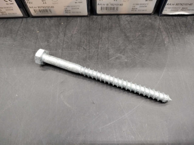 1480335-3 Träskruv, 225 st – Arvid Nilsson, fransk träskruv T6S utomhus