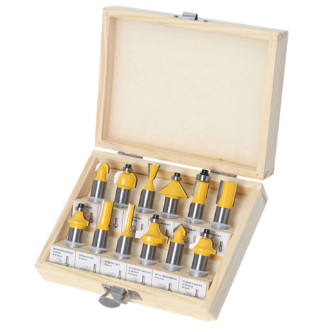 1480519-1 1 pc 12-piece Router Set – Complete set for precision milling in wood - Free shipping
