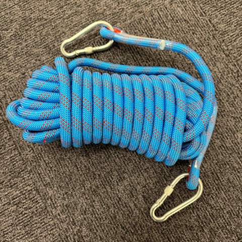 1480536-1 Klätterrep / Säkerhetsrep 15m Blå - 1500 kg - Fri frakt