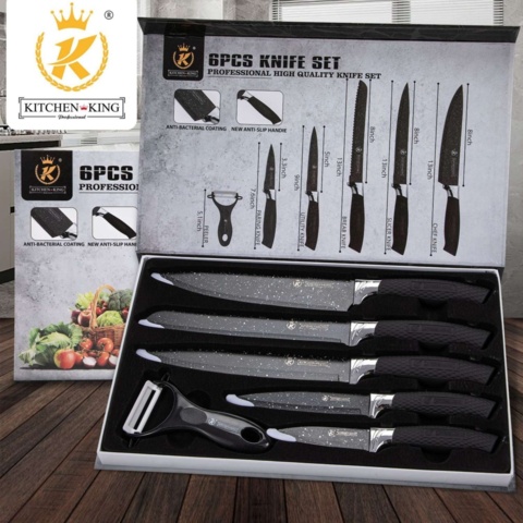 1480557-3 2 pcs Kitchen Knife Set Kitchen King Premium 6-Pack - Free shipping