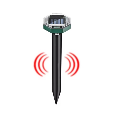 1480567-3 Solar-powered Rodent Repellent Octagon – 4-pack ultrasound & vibration - Free shipping