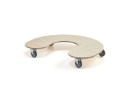 1479298 7 st Hästskobord JOLLY 1250x1000x165 mm, björk