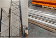1478533 Pallet racks – different colors and dimensions