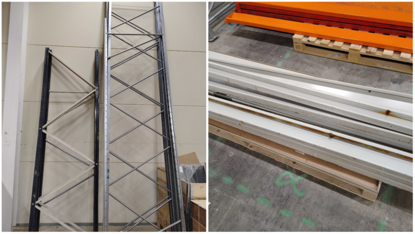 1478533-1 Pallet racks – different colors and dimensions