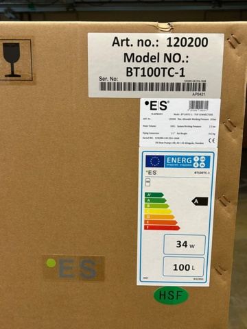 1481014-8 12 kW luft/vatten värmepump från Energy Save, ansluts enkelt till ett befintligt värmesystem L66