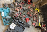 1469051 Large collection of power hand tools and construction accessories