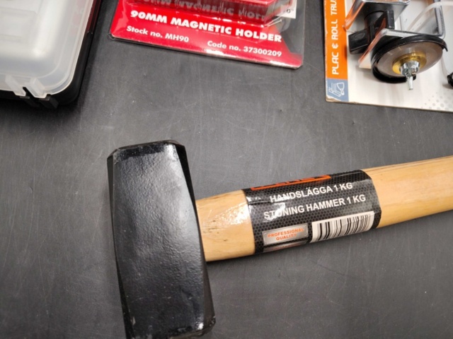 1480350-3 Handverktyg, 5 st – Stanley, Tengtools, Edma, Luna, blandade verktyg