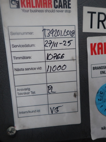 1481147-31 Electric truck - Kalmar ECD70-6 - 1998