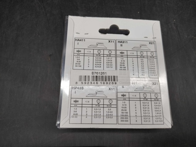 1480351-3 Backventil, 3 st - AGA, BV12 G1/4-5 mm oxy/ace