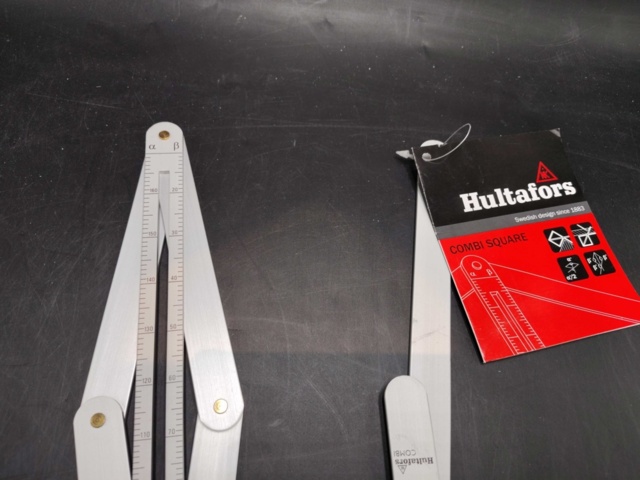 1480372-3 Vinkelmätare, 2 st - Hultafors, combi, dubbla skalor