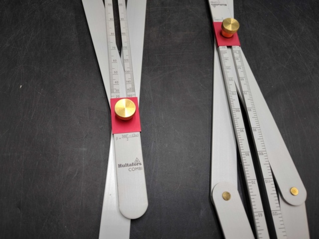 1480372-4 Vinkelmätare, 2 st - Hultafors, combi, dubbla skalor