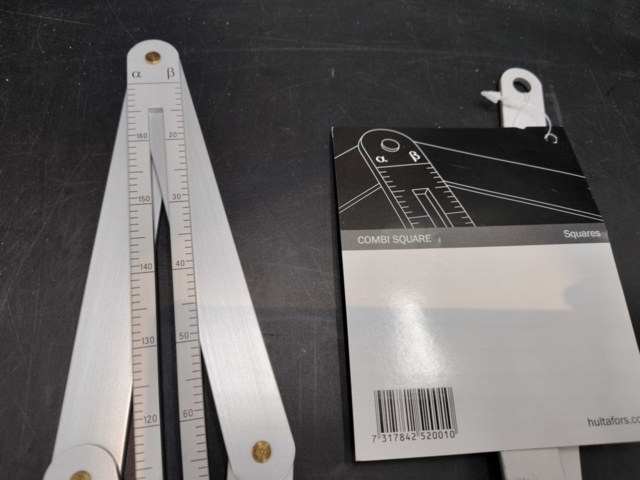1480372-5 Vinkelmätare, 2 st - Hultafors, combi, dubbla skalor
